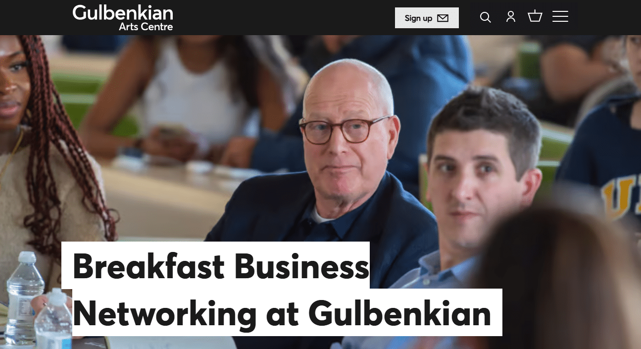 Business Breakfast Networking at the Gulbenkian